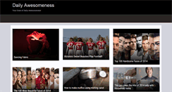 Desktop Screenshot of dailyawesomeness.com